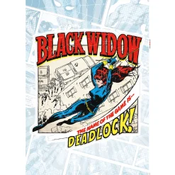 KomarWandtattoo Black Widow Comic Classic 50x70 cm