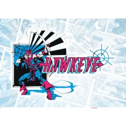 KomarWandtattoo Hawkeye Comic Classic 50x70 cm