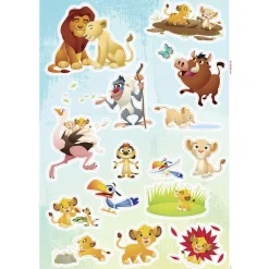 KomarWandtattoo Lion King Wildlife 50x70 cm