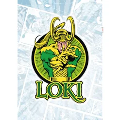 KomarWandtattoo Loki Comic Classic 50x70 cm