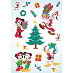 KomarWandtattoo Mickey Christmas Presents 50x70 cm