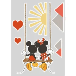 KomarWandtattoo Mickey Swing 50x70 cm