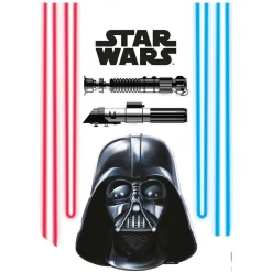 KomarWandtattoo Star Wars Darth Vader and Lightsaber 50x70 cm