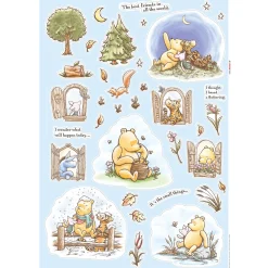 KomarWandtattoo Winnie the Pooh Adventures 50x70 cm