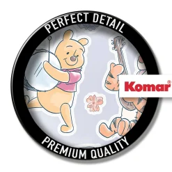 KomarWandtattoo Winnie the Pooh Flowers & Music 50x70 cm