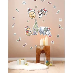 KomarWandtattoo Winnie the Pooh Christmas 50x70 cm