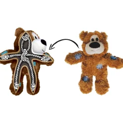 Kong HSZ Wild Knots Bear M/Lm. Squeaker Polyester Baumwolle