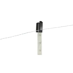 Kopfisolator T-Post für 40 mm schwarz