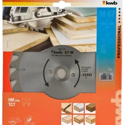 Kreissägeblatt Hartmetall 190 x 20 mm 67M