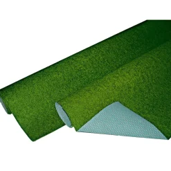 Kunstrasen-Teppich Alteria mit Noppen braun 200 cm