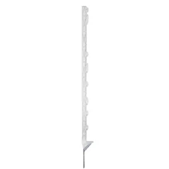Kunststoffpfahl Titan Plus 110 cm weiß 5 Stück