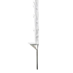 Kunststoffpfahl Titan Plus 110 cm weiß 5 Stück