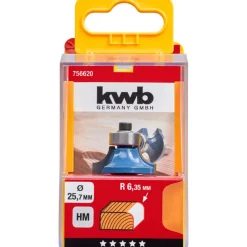 kwbAbrundfräser mit Anlaufkugellager Durchmesser 25,7 mm