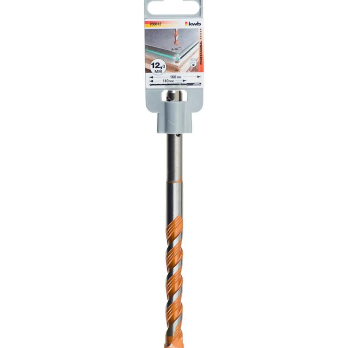 kwbAllzweck-Hammerbohrer Easy Cut mit SDS-Plus Schaft 160 mm Durchmesser 12 mm