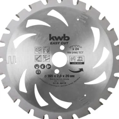 kwbDünnschnitt-Kreissägeblatt Easy Cut Durchmesser 165 mm
