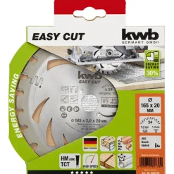 kwbDünnschnitt-Kreissägeblatt Easy Cut Durchmesser 165 mm