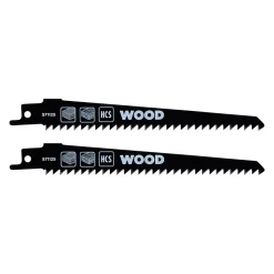 kwb HCS-Säbelsägeblätter für Holz kurve 2-tlg. 153 mm