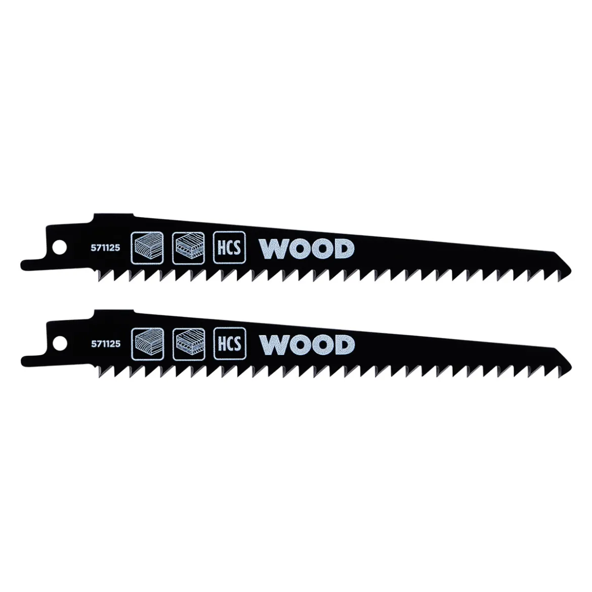 kwb HCS-Säbelsägeblätter für Holz kurve 2-tlg. 153 mm