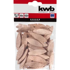 kwbHolzverbinderplättchen 15 x 4 mm