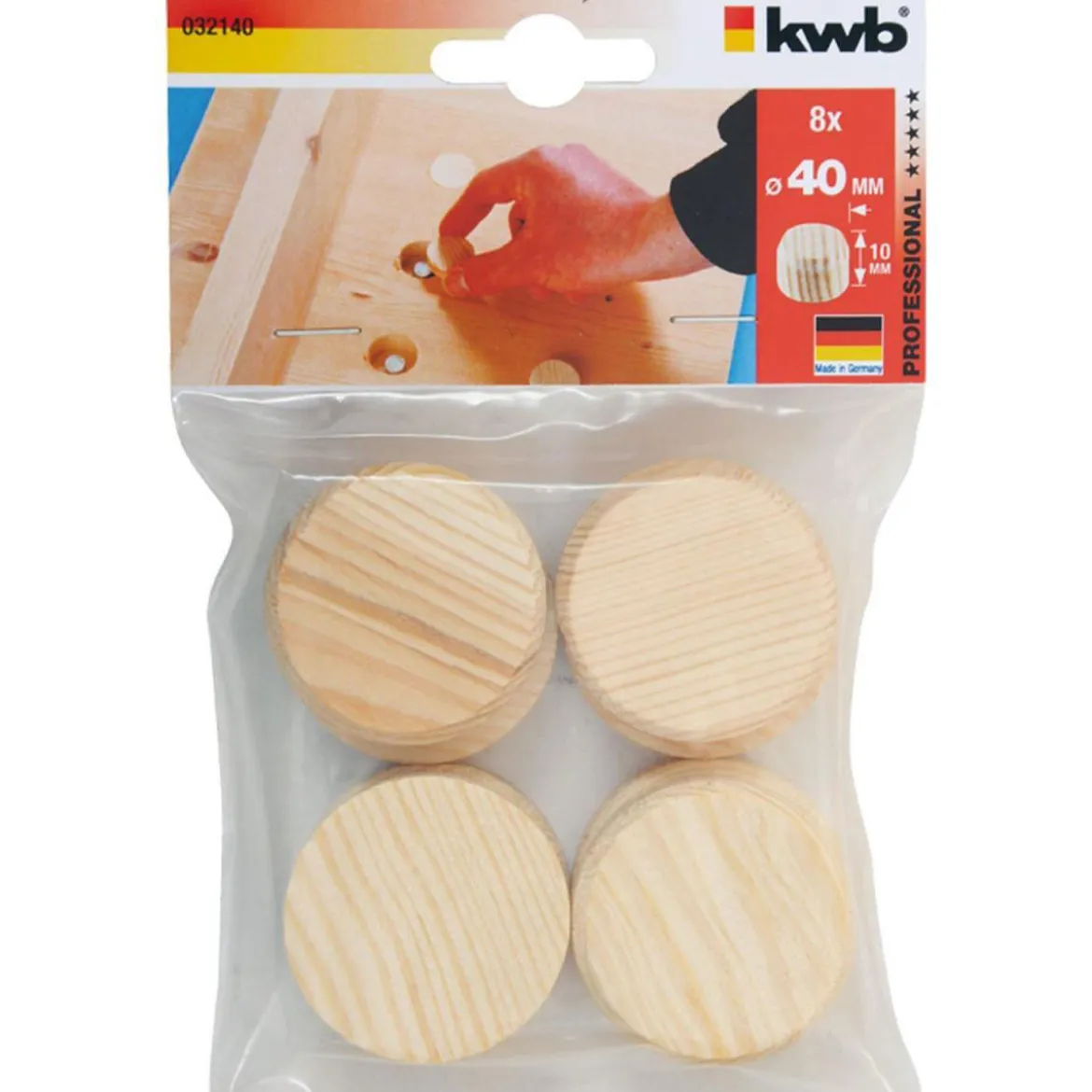 kwbKonusplättchen Durchmesser 40 mm 8 Stück