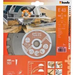 kwbKreissägeblätter Easy Cut für Handkreissägen Durchmesser 160x16 mm