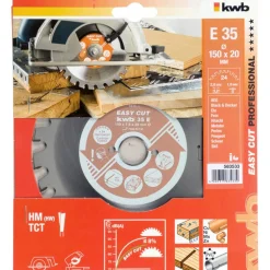 kwbKreissägeblätter Easy Cut für Handkreissägen Durchmesser 150x20 mm