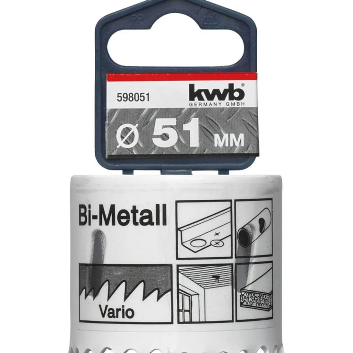 kwbLochsäge Durchmesser 51 mm
