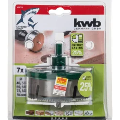 kwbMehrkranzlochsäge 7 teilig