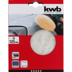 kwbPolierhaube Quick Stick selbsthaftend Lammfell