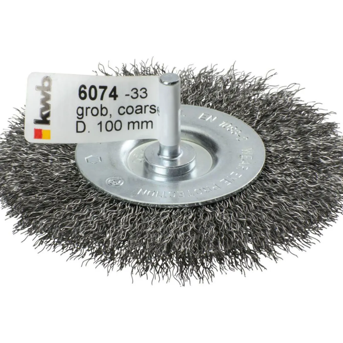 kwbScheibenbürsten für Einsatz mit Bohrmaschinen und Akkuschraubern HSS grob Durchmesser 100 mm