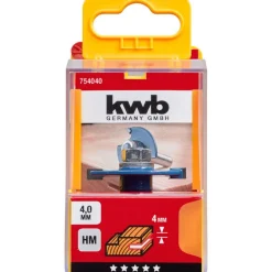 kwbScheibennutfräser mit Spannschaft 4 mm