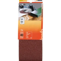 kwbSchleifbänder Holz und Metall 100 x 560 mm K40