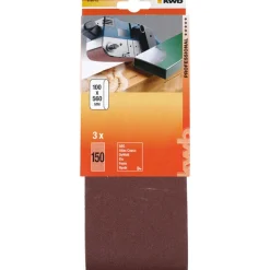 kwbSchleifbänder Holz und Metall 100 x 560 mm K150