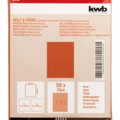 kwbSchleifpapier Holz und Farbe Flint 230 x 280 mm K180