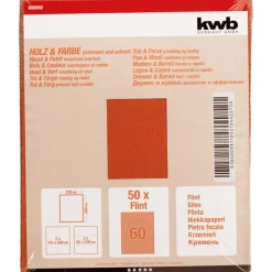 kwbSchleifpapier Holz und Farbe Flint 230 x 280 mm K60