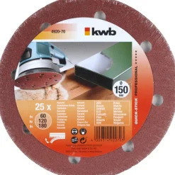 kwbSchleifscheiben Quick-Stick Holz und Metall Durchmesser 150 mm
