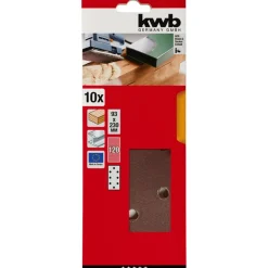 kwbSchleifstreifen Holz und Metall 93 x 230 mm K120