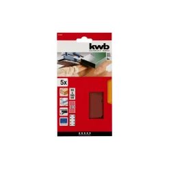 kwbSchleifstreifen Quick-Stick Holz und Metall 93 x 185 mm K240