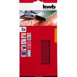 kwbSchleifstreifen Quick-Stick Holz und Metall 115 x 230 mm K120