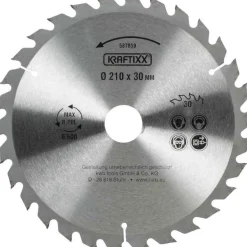 kwbSpanplattensägeblatt für Handkreissäge Durchmesser 210 mm