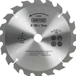 kwbSpanplattensägeblatt für Handkreissäge Durchmesser 160x16 mm