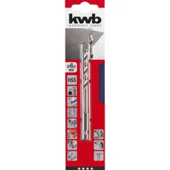 kwbSpiralbohrer mit Sechskantaufnahme 1/4" Durchmesser 6 mm