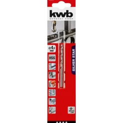 kwbSpiralbohrer Silver Star Durchmesser 4 mm