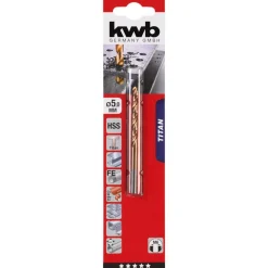 kwbSpiralbohrer Titan Durchmesser 5 mm