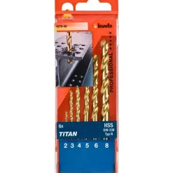 kwbSpiralbohrer Titan 6 teilig