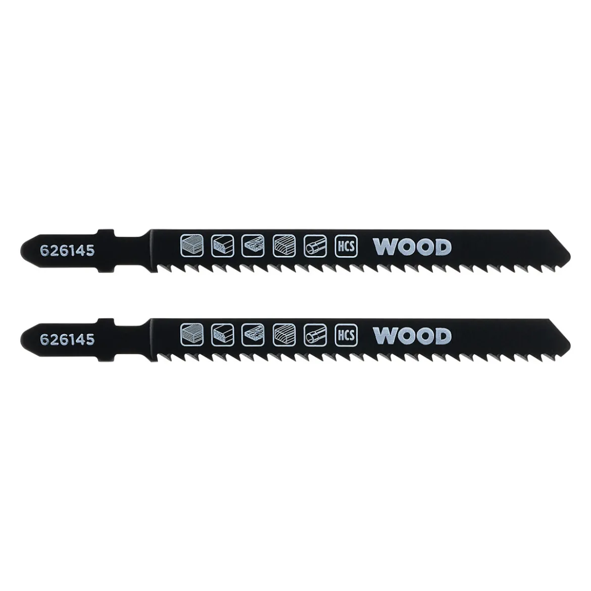 kwb Stichsägeblätter Down-Cut HCS-mit T-Schaft für Holz fein 2-tlg. 100 mm