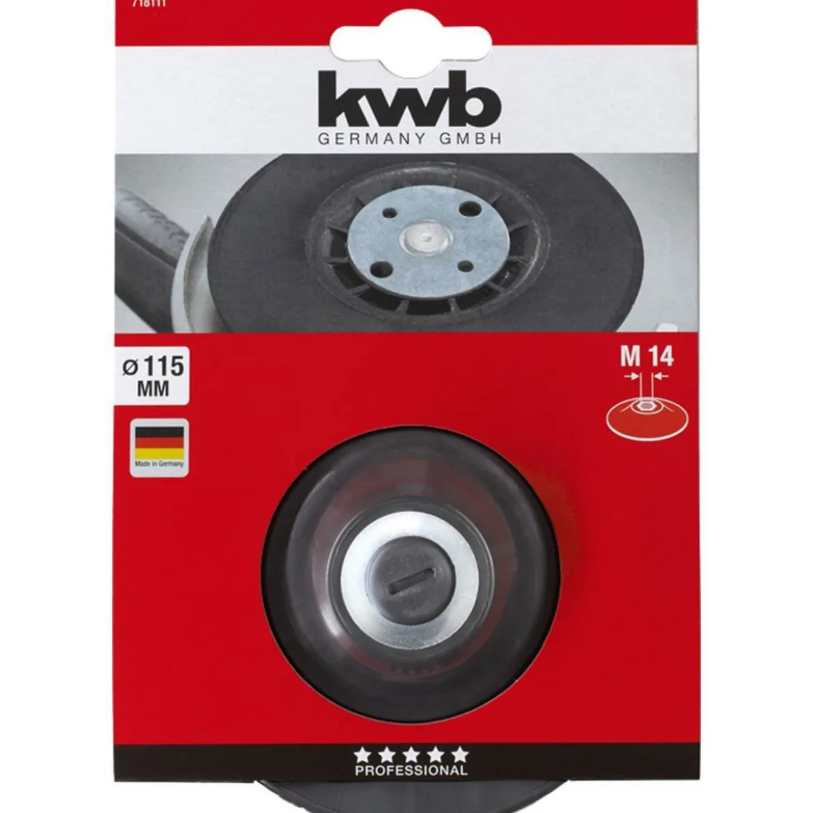 kwbStützteller für Winkelschleifer Durchmesser 115 mm