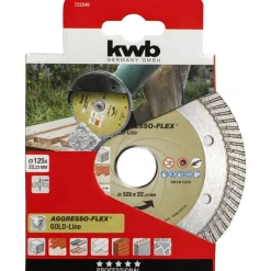 kwbTrennscheiben Aggreso-Flex Gold-Line Diamant Durchmesser 125 mm