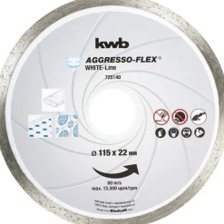 kwbTrennscheiben Aggreso Flex White Line Diamant Durchmesser 115 mm