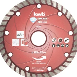 kwbTrennscheiben Cut-Fix Red-Line Diamant Durchmesser 125 mm